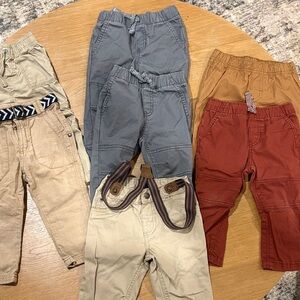 Kids Assorted Color Pants Set size 18 months
